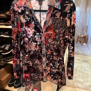 Floral Button Down Shirt